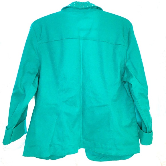 Western Rhinestone Jacket, Size Large. - Picture 2 of 3